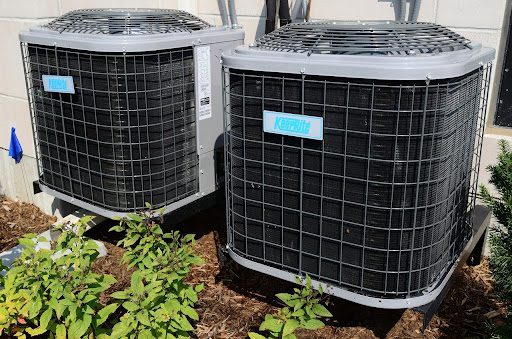 Two outdoor AC units.