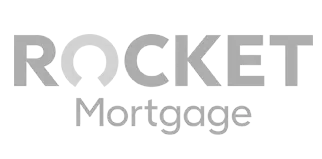 A logo for the company Rocket Mortage